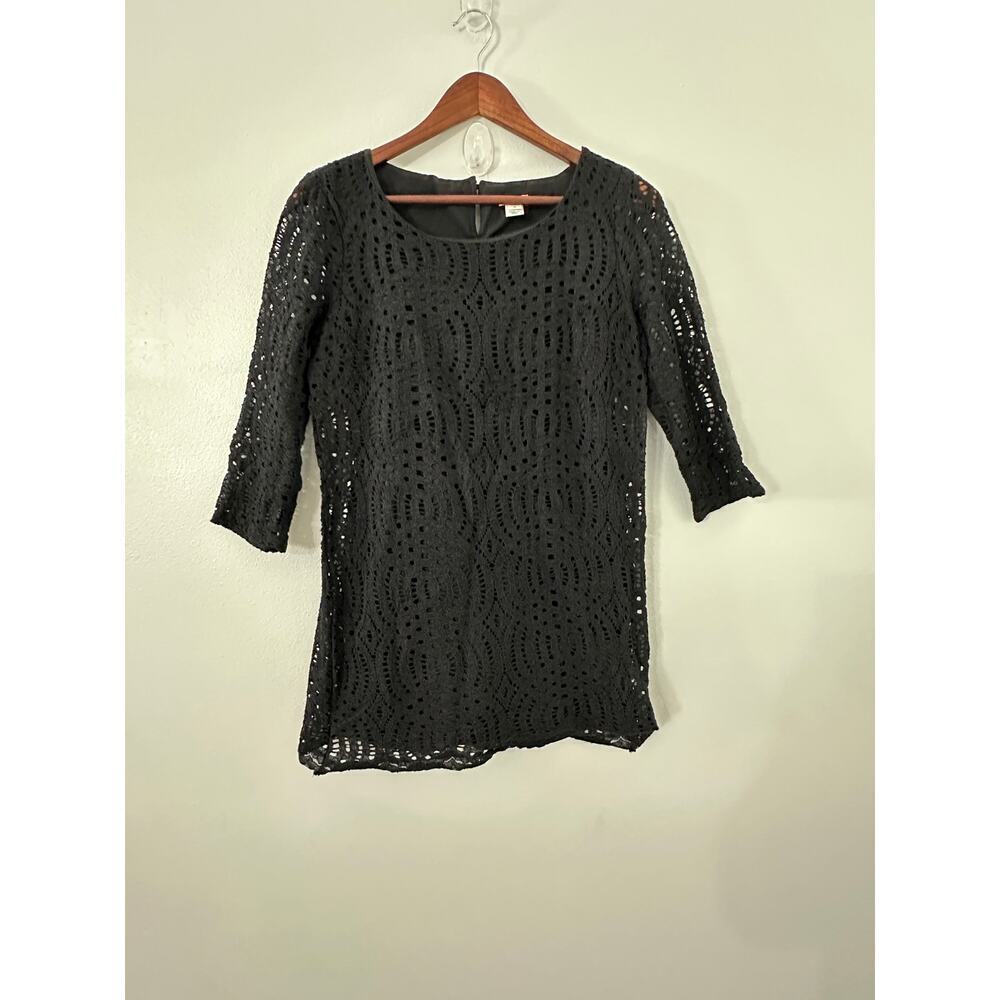 J.CREW Three-Quarter Sleeve Lace Dress sz 4